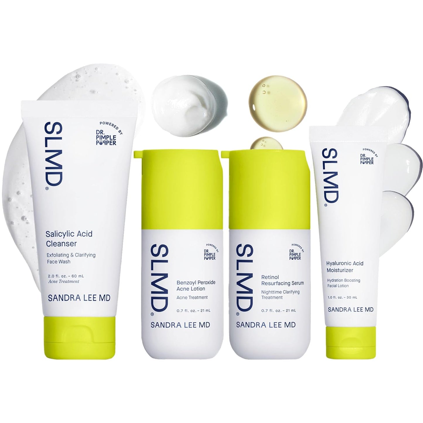 SLMD Skincare Set for Clearer Skin - 30-Day System Kit