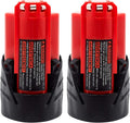 Battery Replacement for Milwaukee M12 12V 4.0Ah - Long Runtime