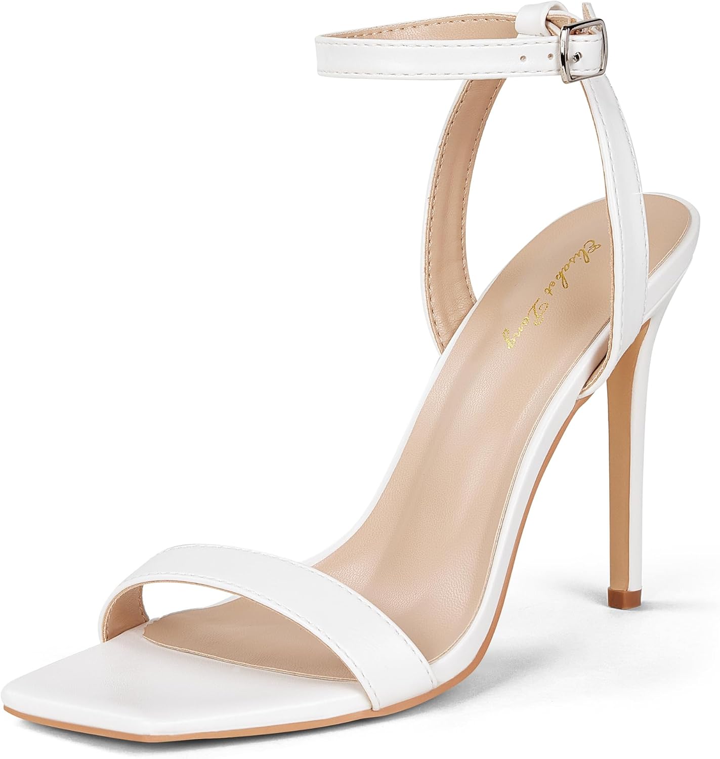 Stylish Women's Stiletto Heels with Adjustable Ankle Strap