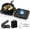 Camp Stove Propane 2 Burner Folding Camping Stove for Outdoors