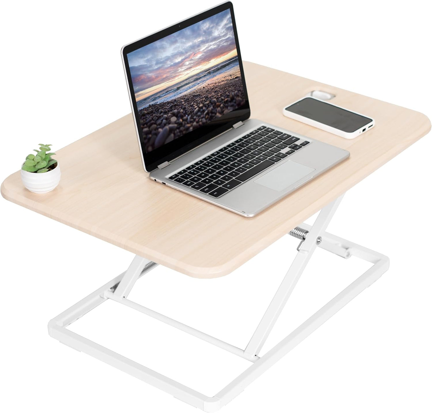 VIVO Height Adjustable Desk Riser - Elevate Your Workstation!