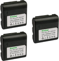 Kastar 3-Pack BTH22 Battery 2900mAh Replacement - Long Run Time