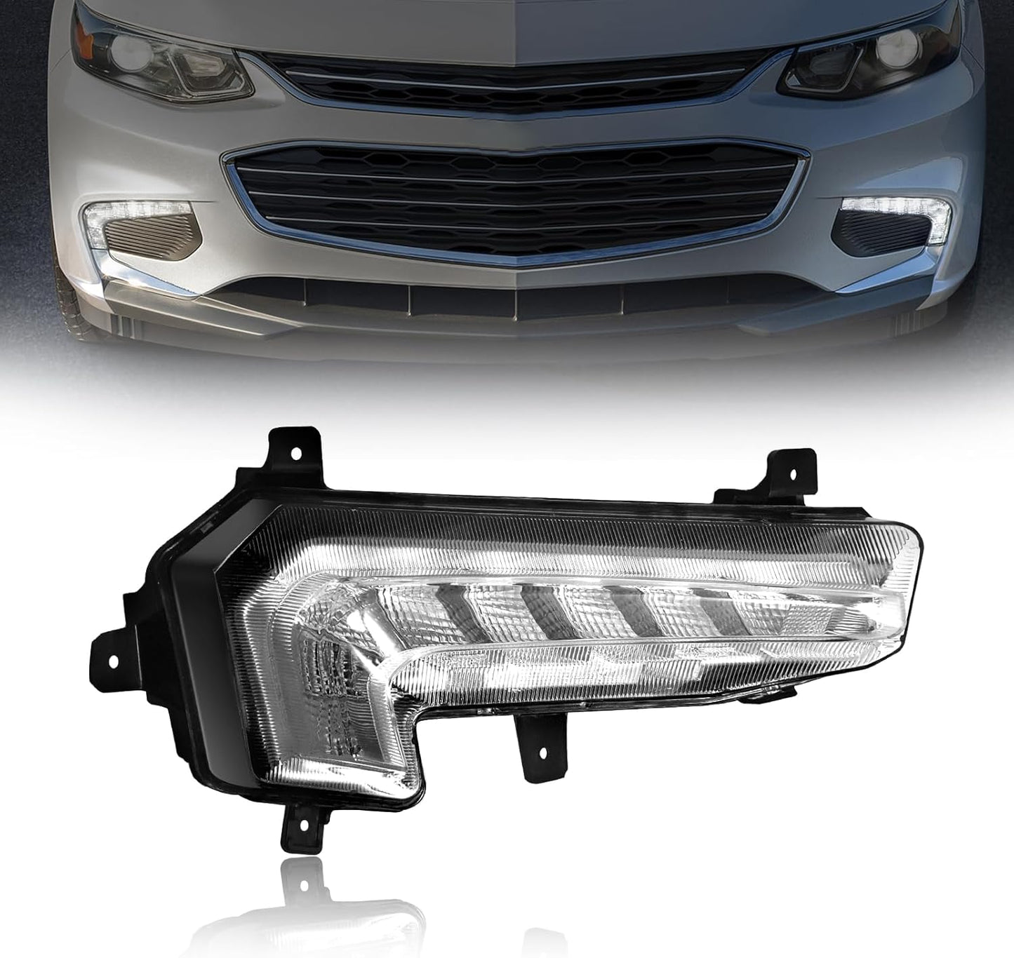 LED Fog Light Replacement Kit for 2016 2017 2018 Chevy Malibu