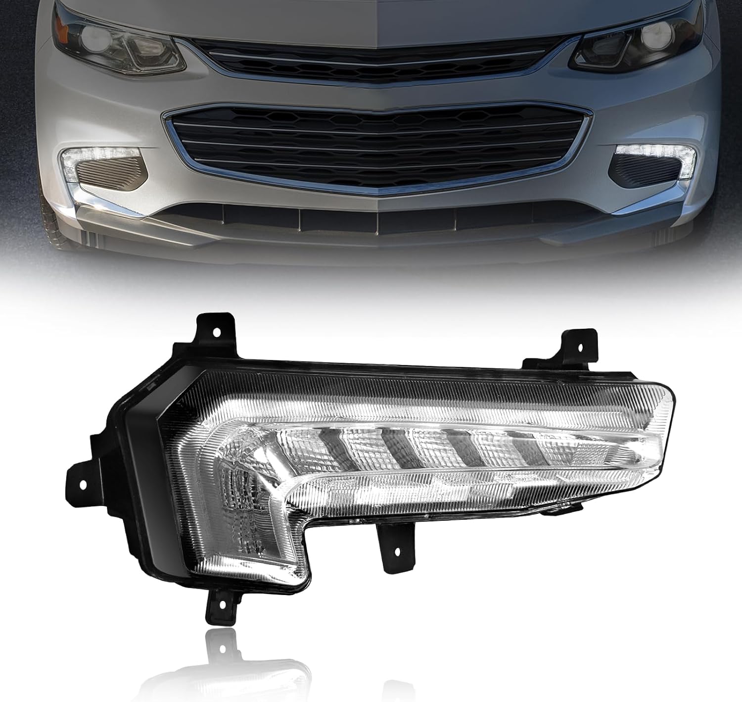 LED Fog Light Replacement Kit for 2016 2017 2018 Chevy Malibu