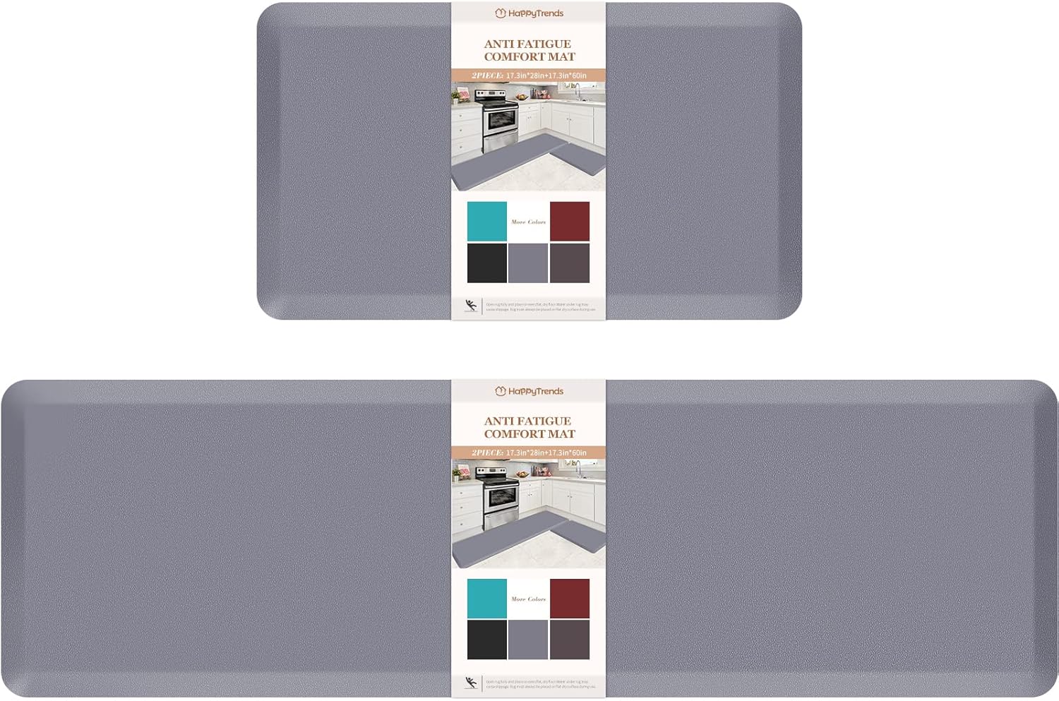 HappyTrends Kitchen Mat Set for Comfort and Safety in Any Space