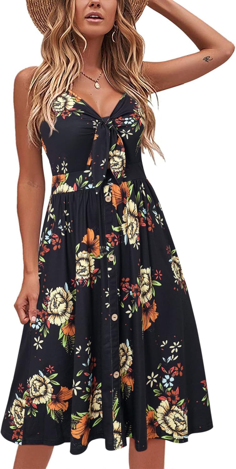 VOTEPRETTY Women's Summer Dresses for Beach and Vacation Fun
