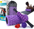 5 in1 Foam Roller Set Deep Tissue Massager - Portable Recovery Kit