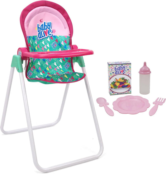 Baby Alive Doll Highchair Set - Feed and Play with Ease!