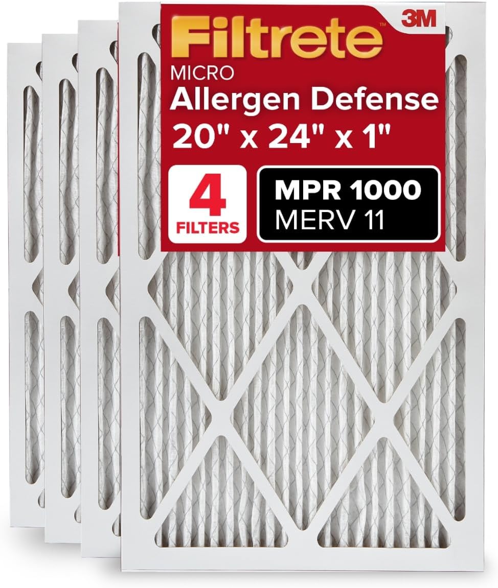 Filtrete 20x24x1 AC Furnace Air Filter for Cleaner Air