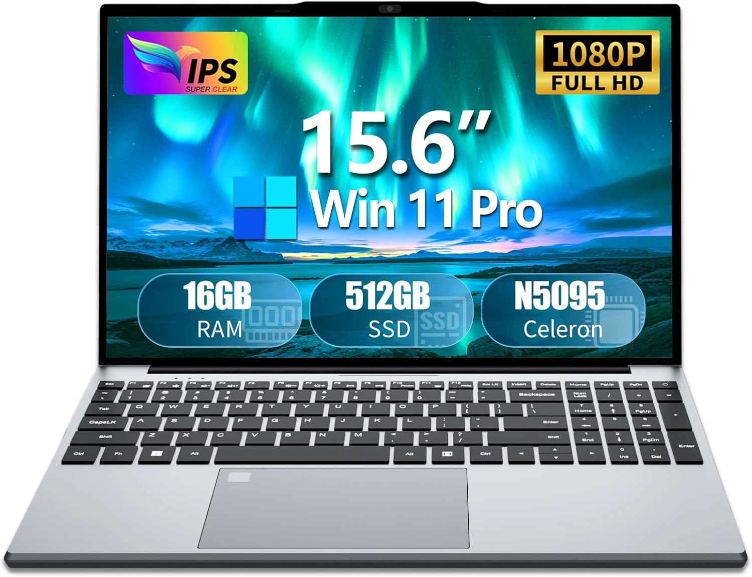 Gaming Laptop with 15.6 inch FHD Display and Backlit Keyboard