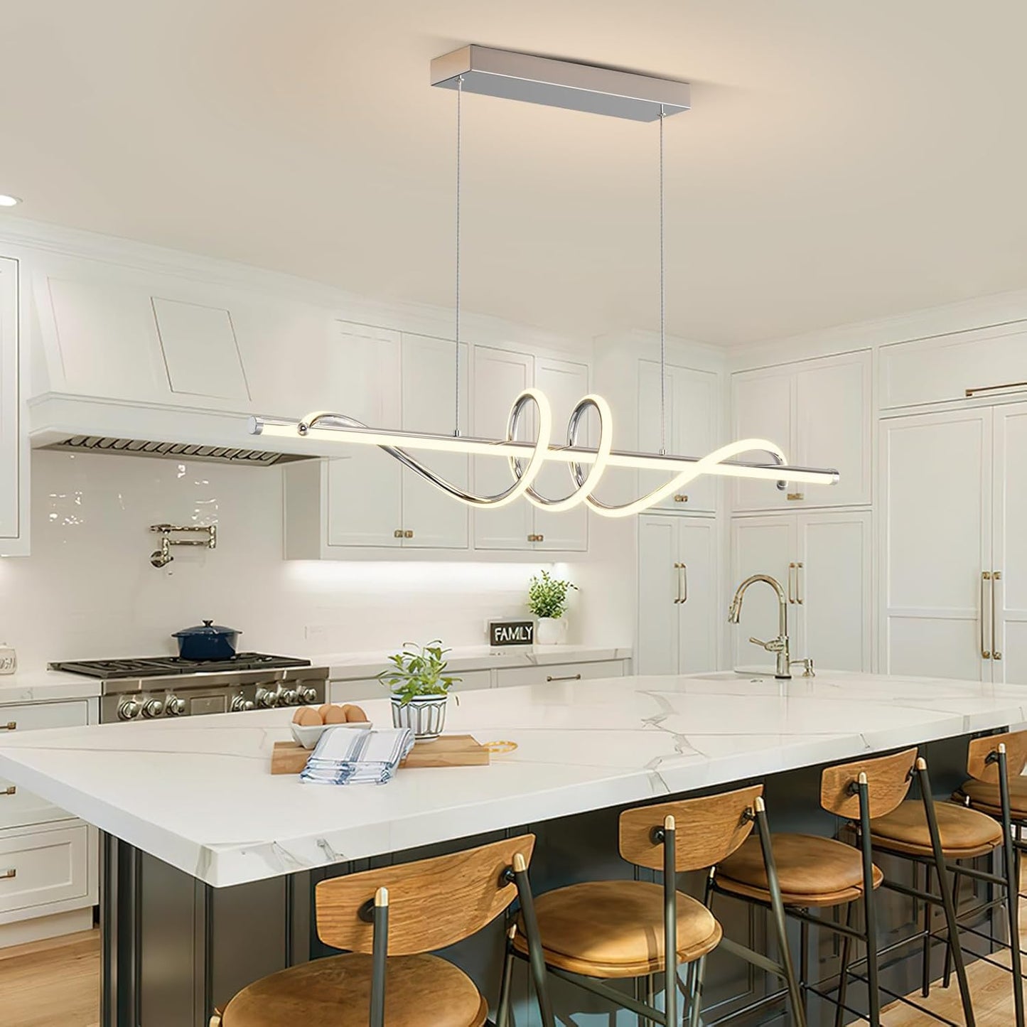 Modern LED Pendant Lights for Kitchen Island and Dining Room