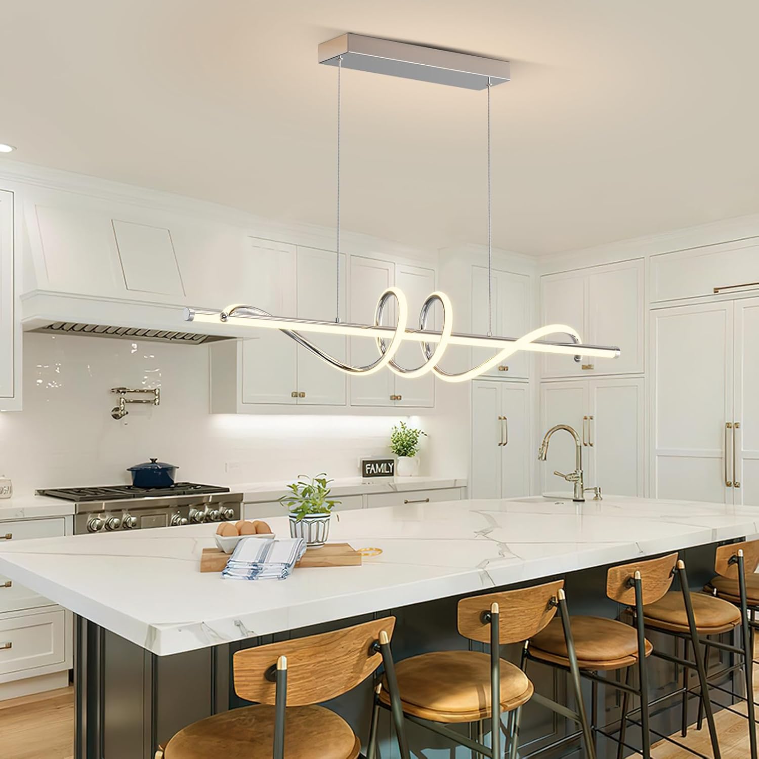 Modern LED Pendant Lights for Kitchen Island and Dining Room