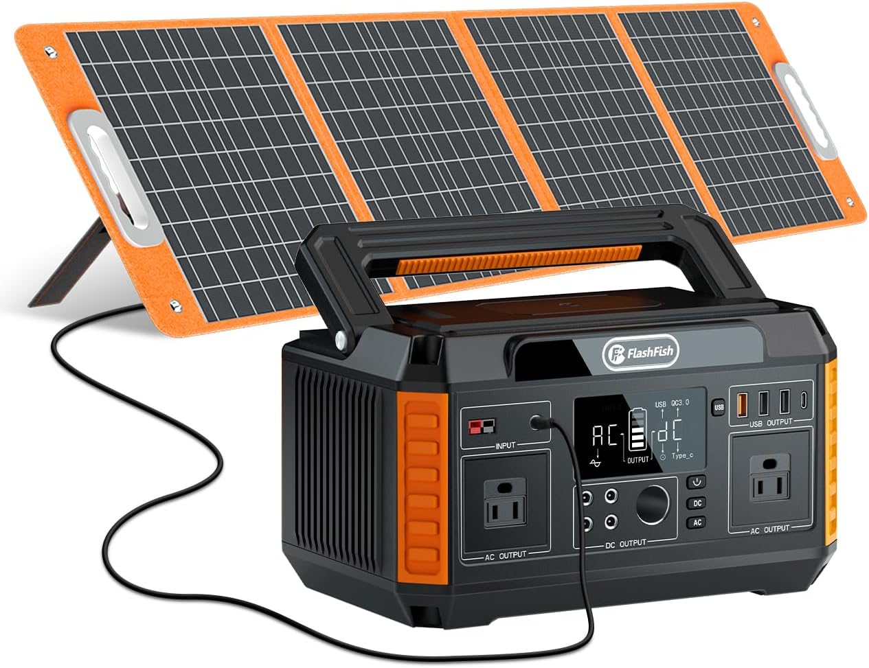 Portable Solar Power Kit, FF FLASHFISH