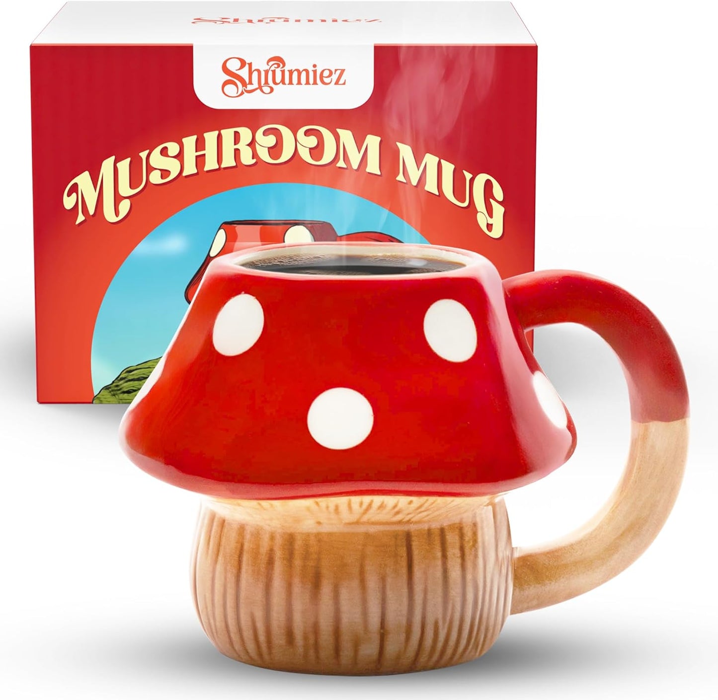 Cute Mushroom Mug - 12oz Fun Fungi Delight