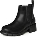 Girls Ankle Boots Chelsea Slip On Lug Sole - Easy On, Cozy Fit