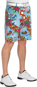 Mens Golf Shorts Plaid Crazy Golf Shorts For Men - Comfort & Tool