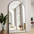 TinyTimes 76in x 34in Arched Floor Mirror - Full Body Contemporary