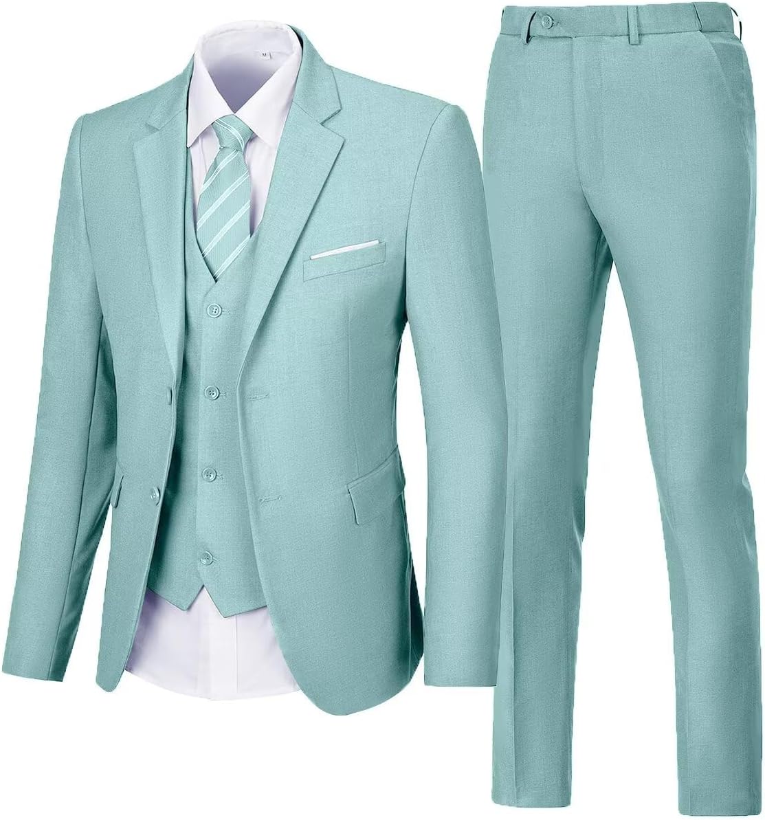 Men's 3 Piece Wedding Suit Slim Fit Tuxedo Set for Any Occasion