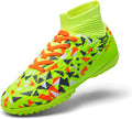 DREAM PAIRS Indoor Soccer Shoes for Kids - High Top Turf Style