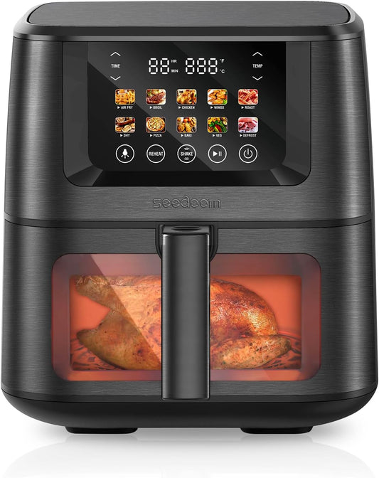 SEEDEEM Max XL Air Fryer: 10-in-1 Toaster Oven Combo