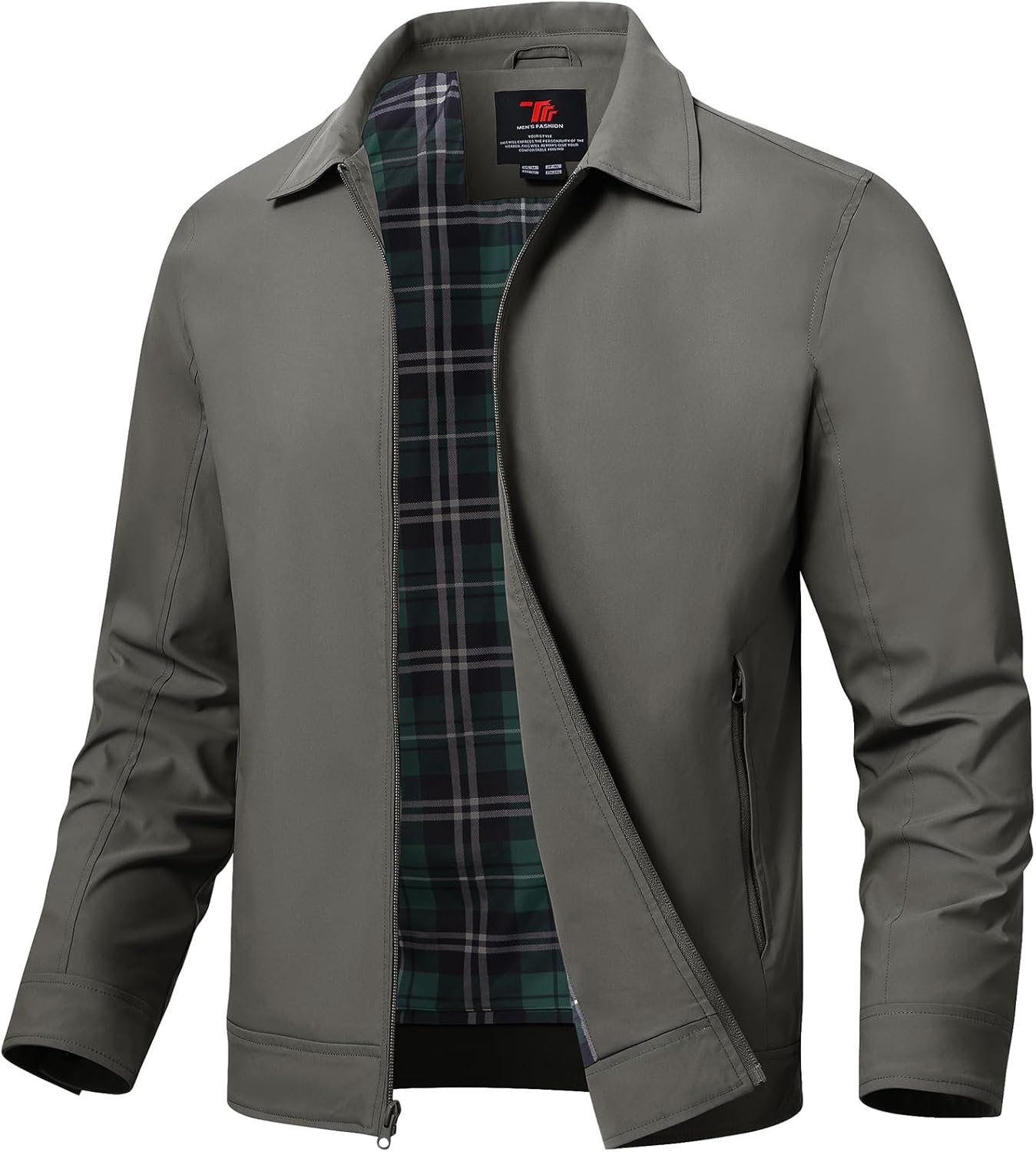 TBMPOY Men's Lightweight Jackets for Stylish Fall and Spring Wear