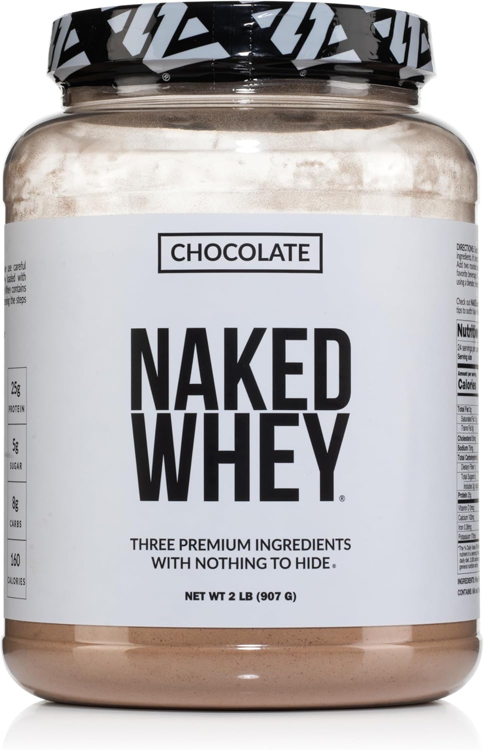 NAKED Whey Chocolate Protein Powder - Pure Grass Fed Goodness