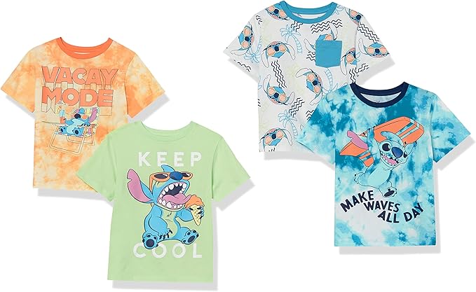 Disney Marvel Star Wars Frozen Boys Short-Sleeve T-Shirts