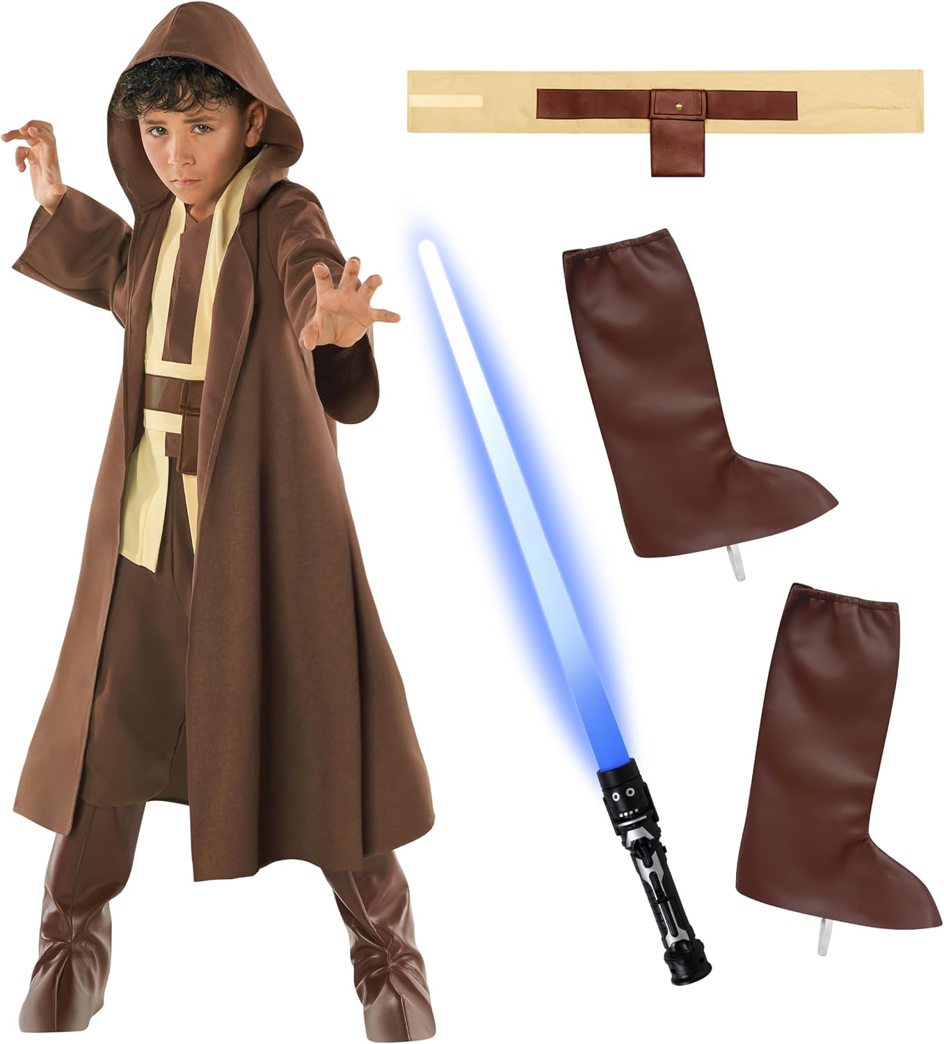 Morph Fantasy Hooded Robe And Sabre - Perfect Halloween Costume