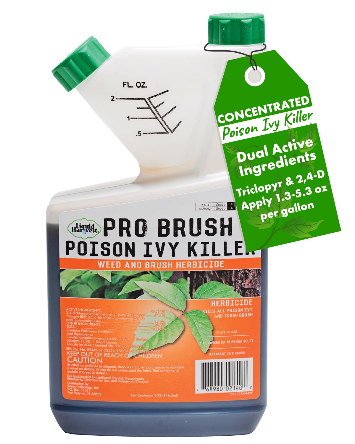 Pro Brush & Poison Ivy Killer 32oz for Effective Weed Control
