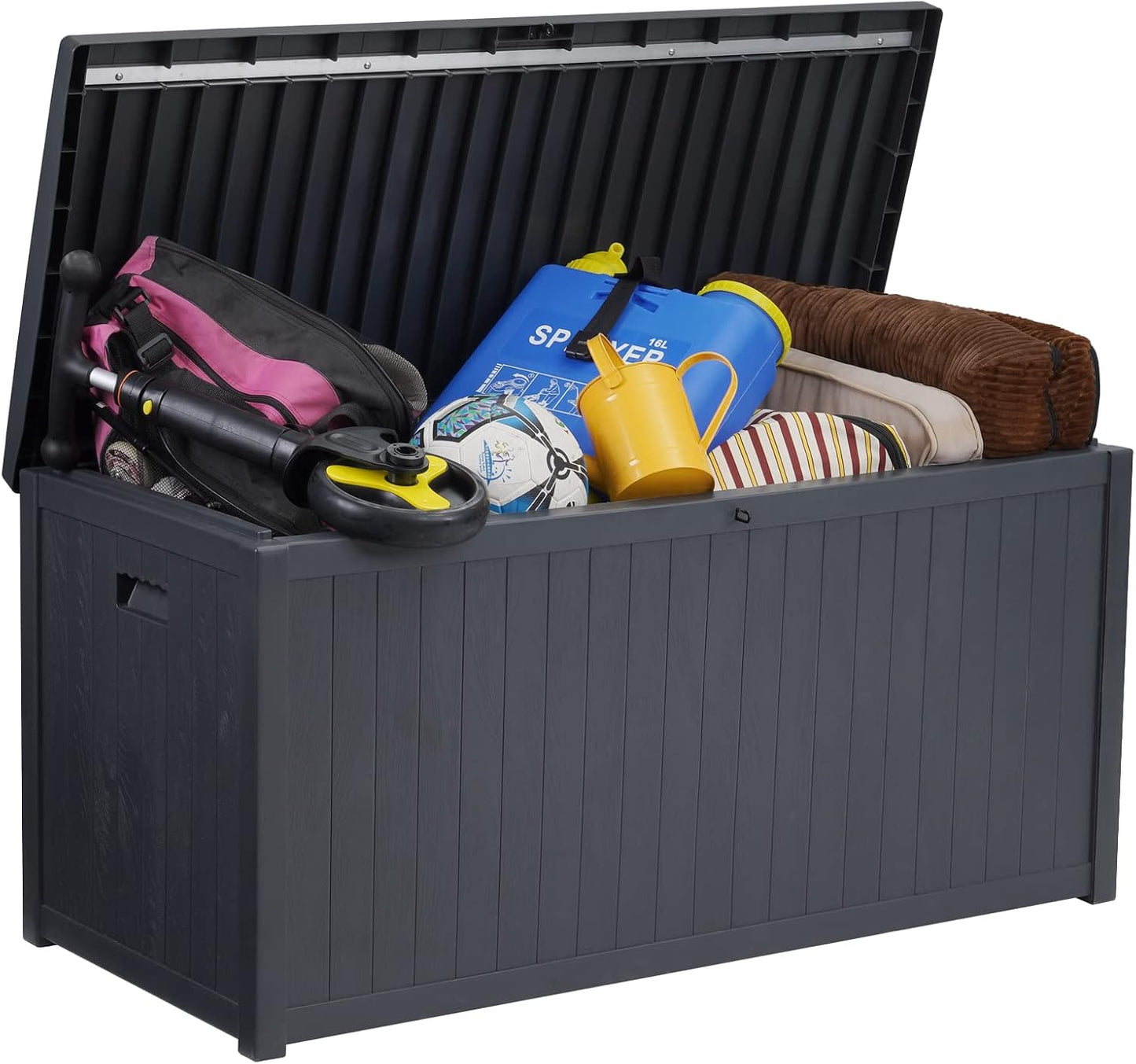 120 Gallon Outdoor Storage Box for Cushions and Tools