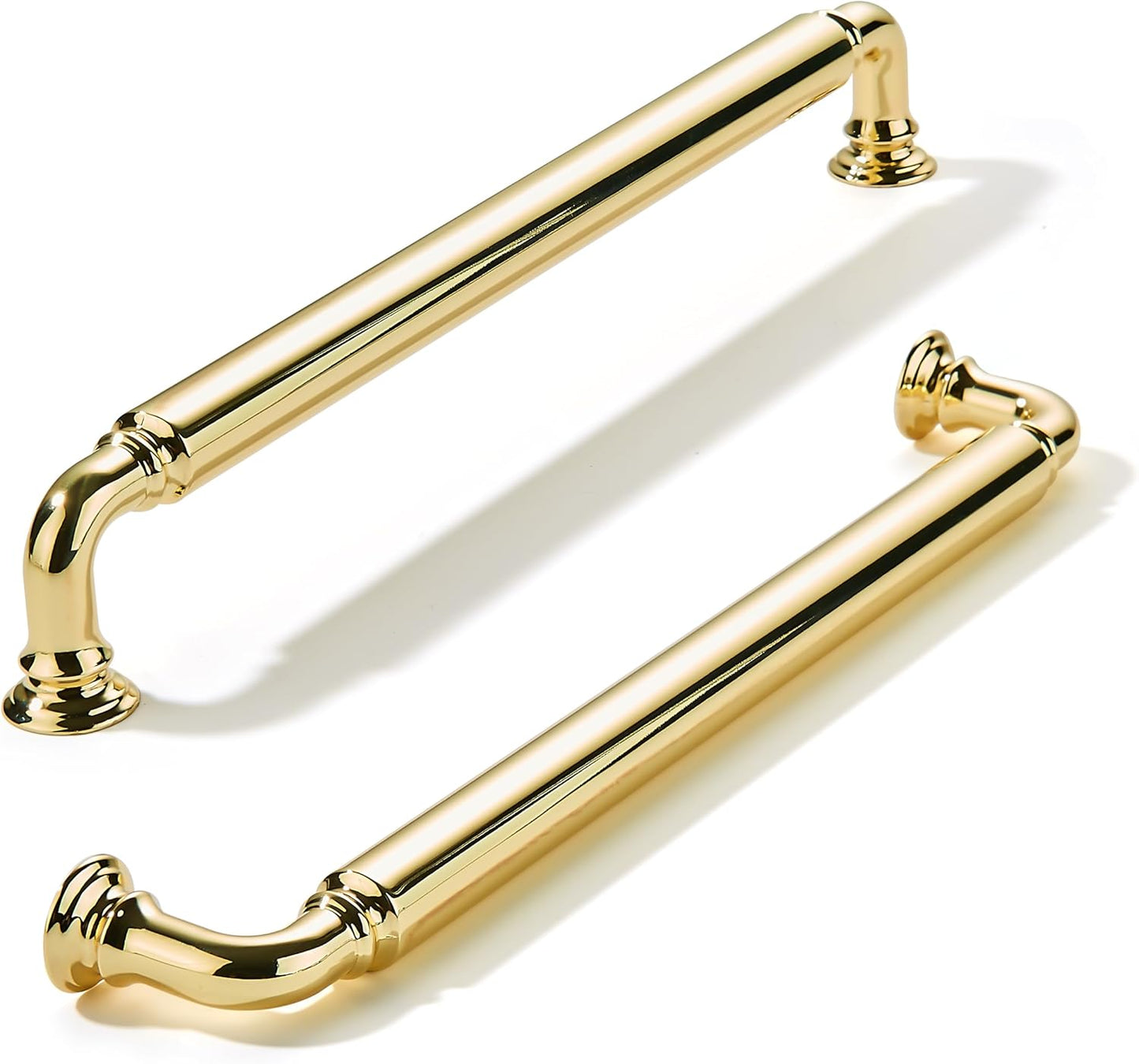 Polished Brass Heavy-Duty Solid Cabinet Pulls for Home Upgrade