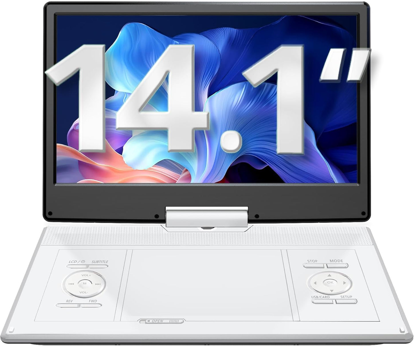 YOTON 16.9 Portable DVD Player with 14.1 HD Swivel Screen
