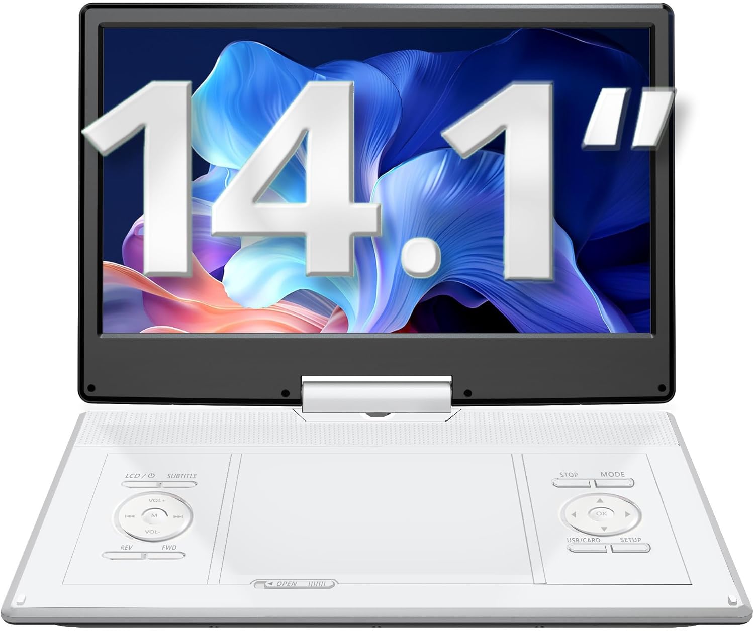 YOTON 16.9 Portable DVD Player with 14.1 HD Swivel Screen