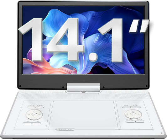 YOTON 16.9 Portable DVD Player with 14.1 HD Swivel Screen