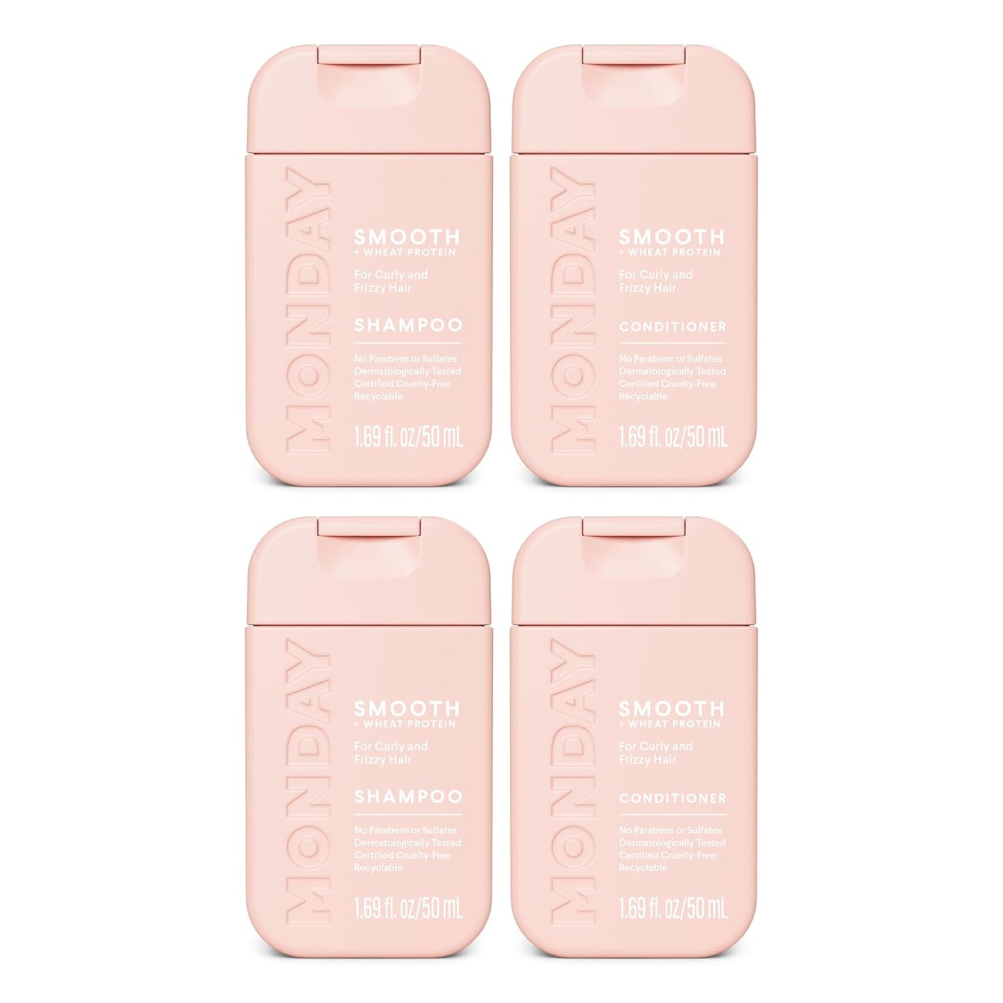 Smooth Hair On-the-Go: Monday Haircare Travel Pack