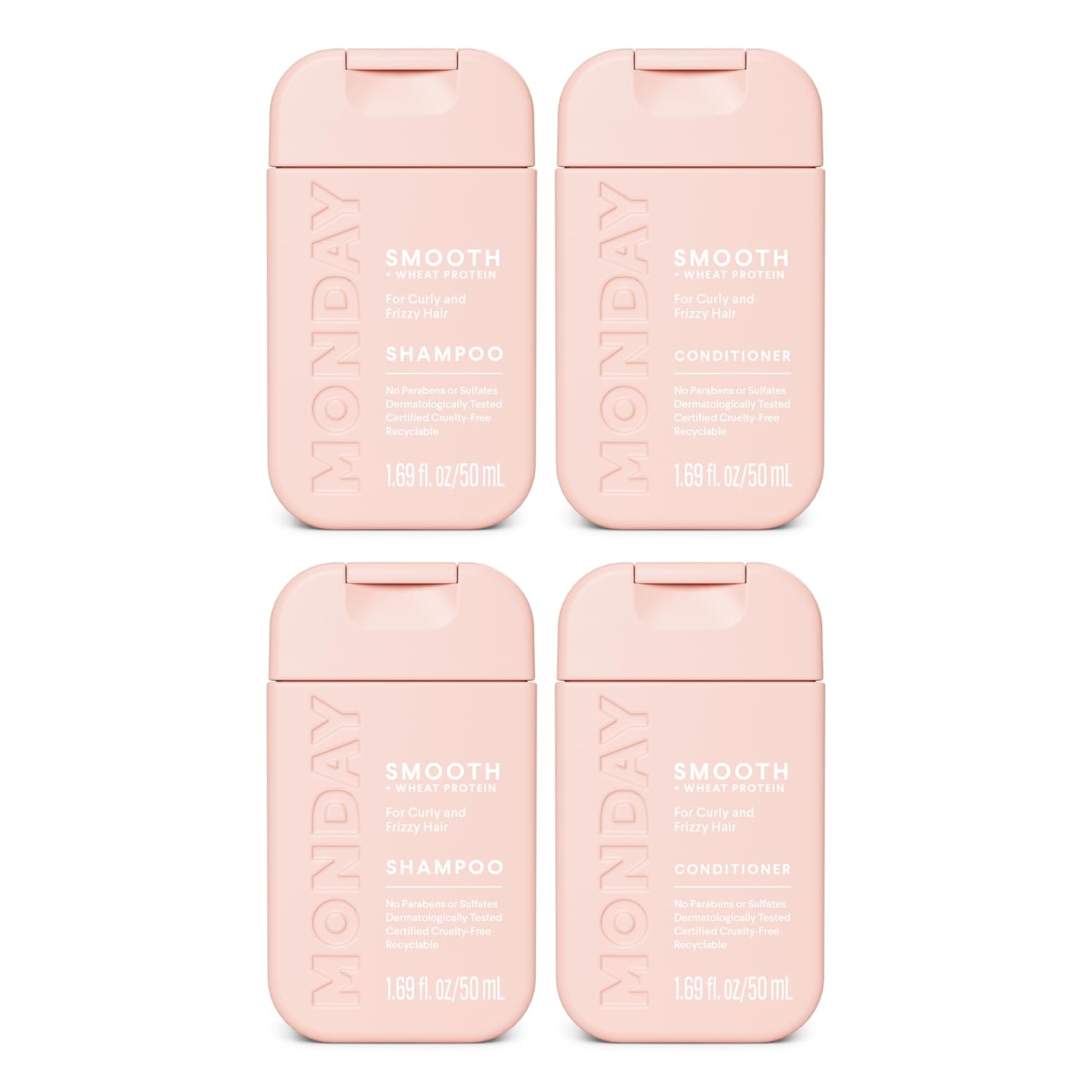 Smooth Hair On-the-Go: Monday Haircare Travel Pack