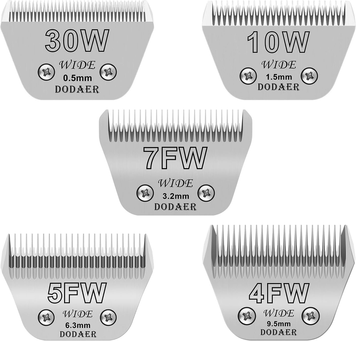 Detachable Dog Cat Sheep Horse Grooming Blades Set for Clippers