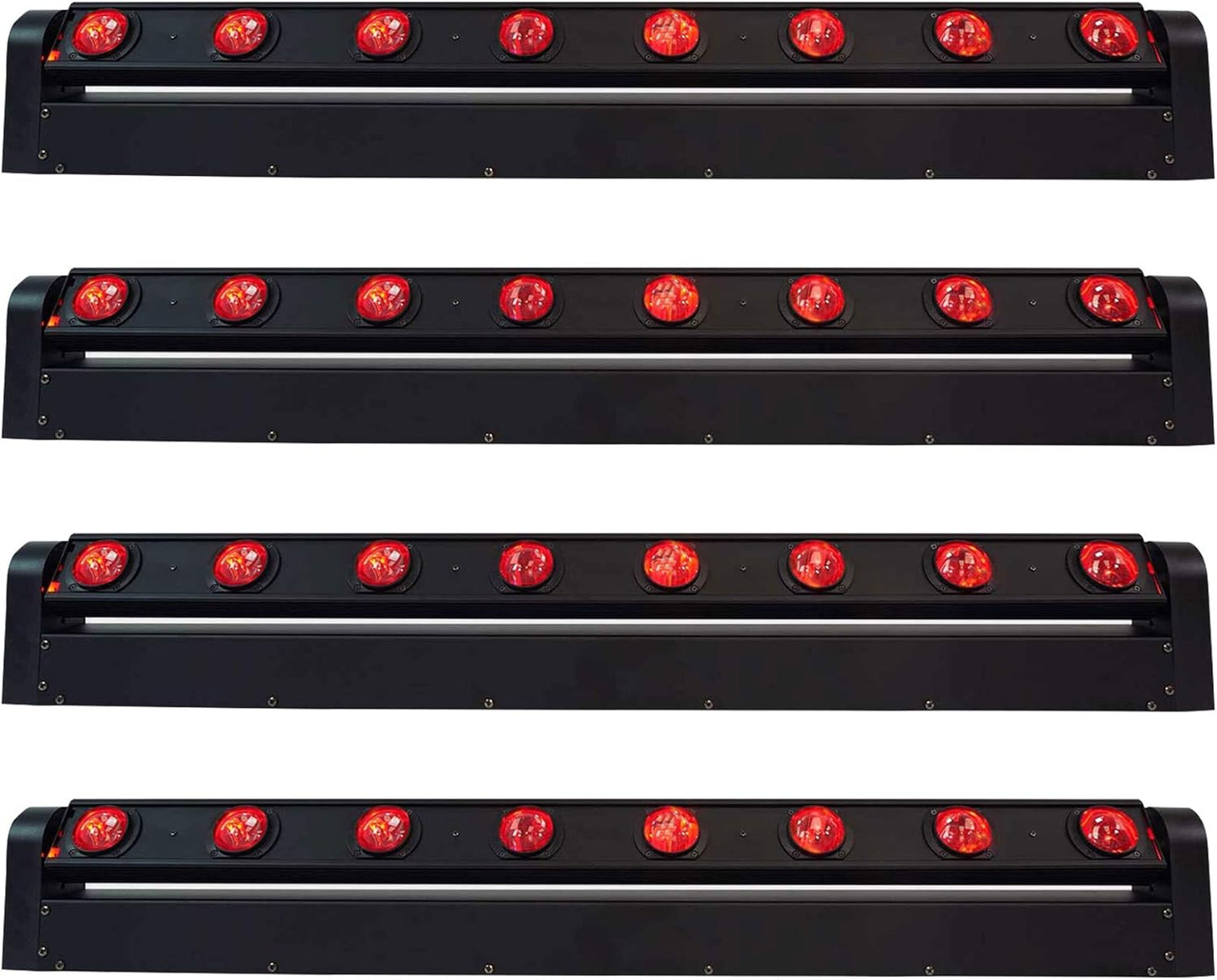 Rockville MOTIONSTRIP Motorized Moving Head RGBW Light Bar Set