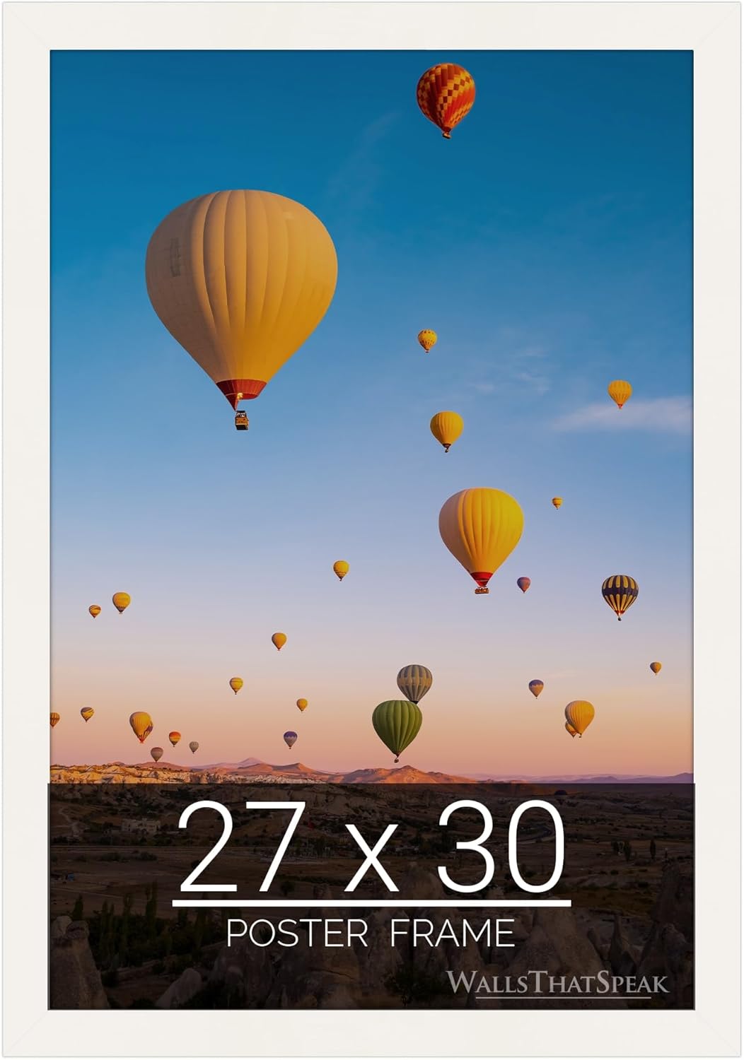 27x30 White Picture Frame for Puzzles Posters Photos Artwork