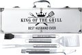 Bonsai Tree Fathers Day Husband Gifts BBQ Tool Set - 4 Piece Stainless