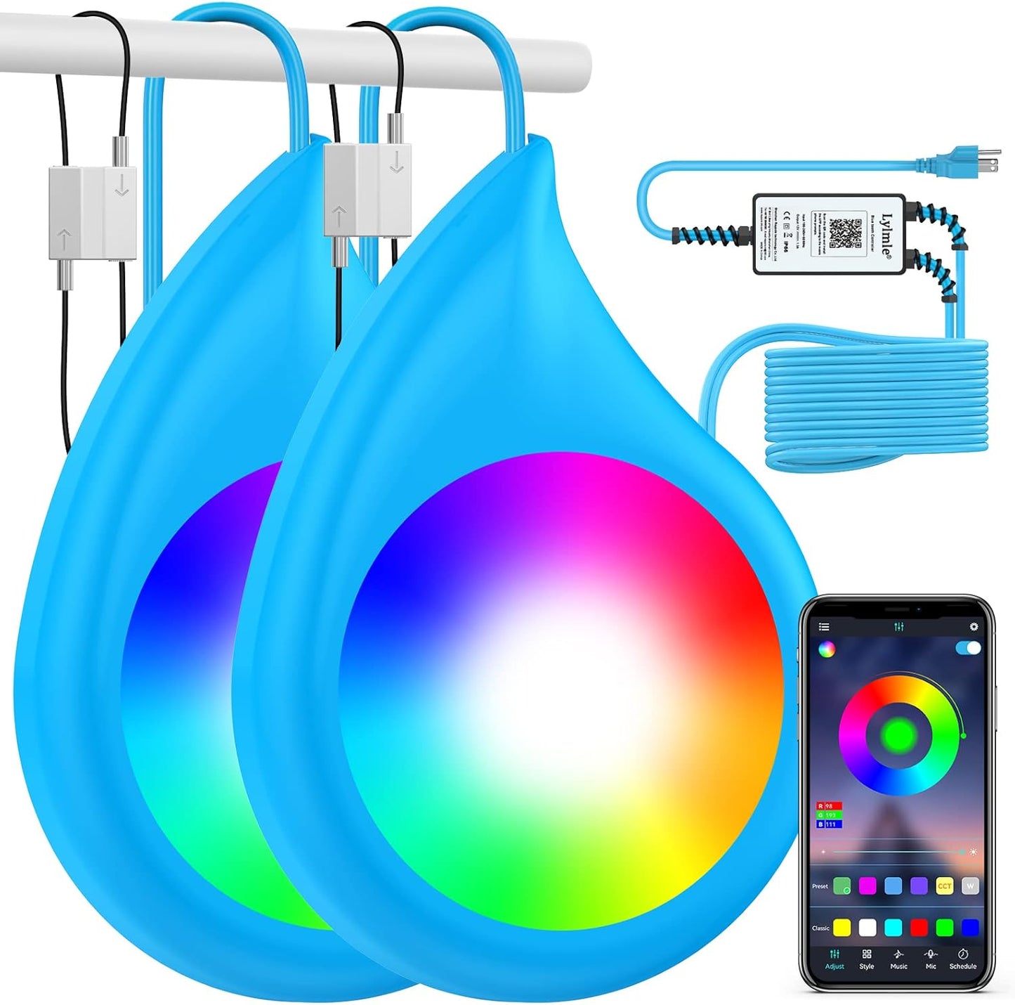 LED Pool Lights with Smart Control for Inground and Aboveground Pools