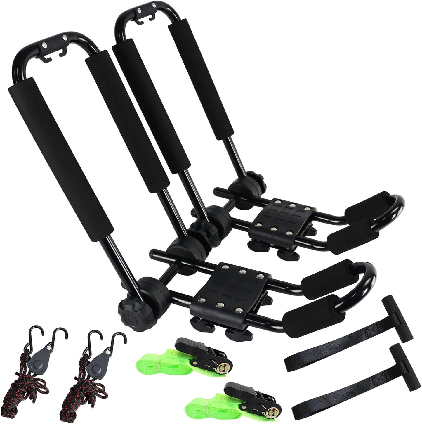 Folding Kayak Roof Rack Adjustable for Canoe and SUP Transport