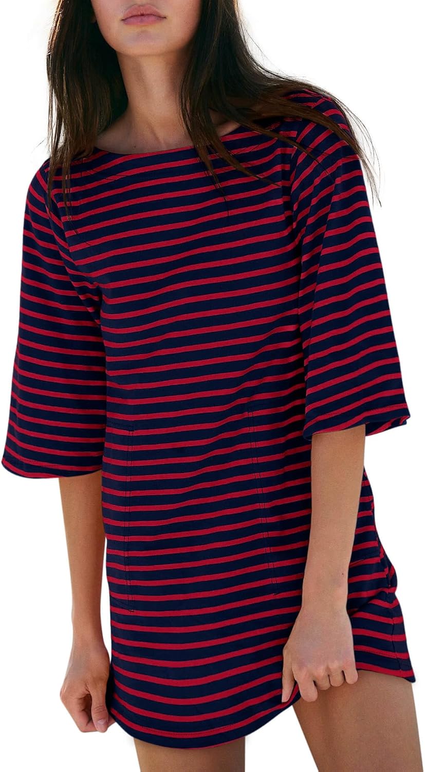 Yousify Womens T Shirt Dress Cotton Summer Dresses 2025 Casual