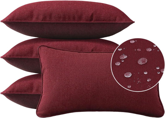 Sunbrella Decorative Outdoor Water Repellent Throw Pillows Set
