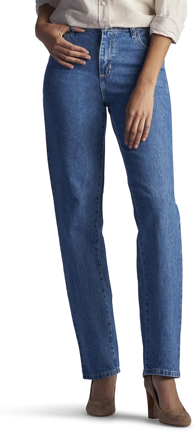 Lee Women's Relaxed Fit All Cotton Straight Leg Jean Review