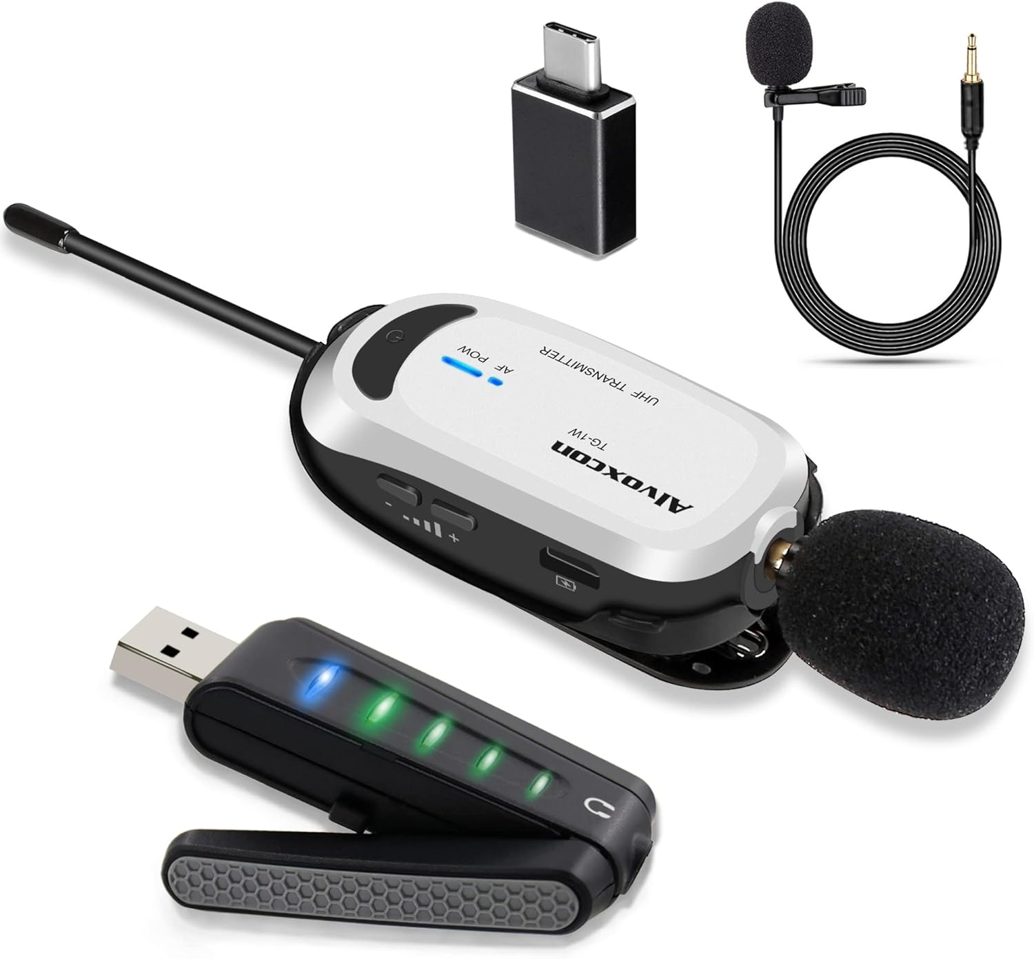 Alvoxcon Wireless Lapel Mic - Ultimate Sound Clarity