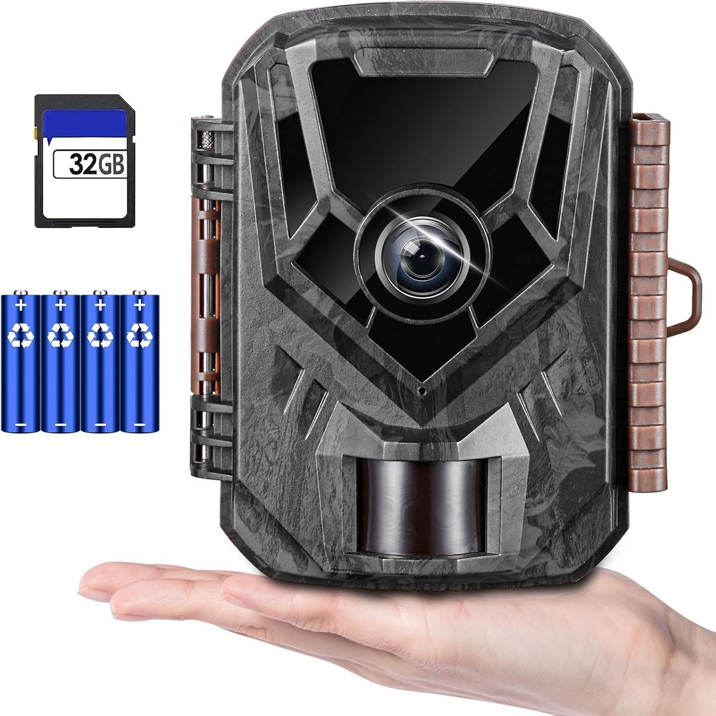 KJK Trail Camera 36MP 2.7K with Night Vision for Wildlife Monitoring
