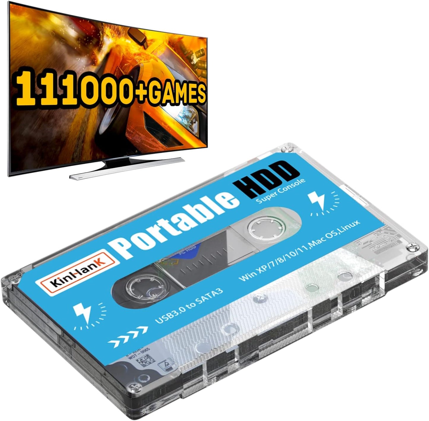 Portable Game Drive with 111K+ Games!