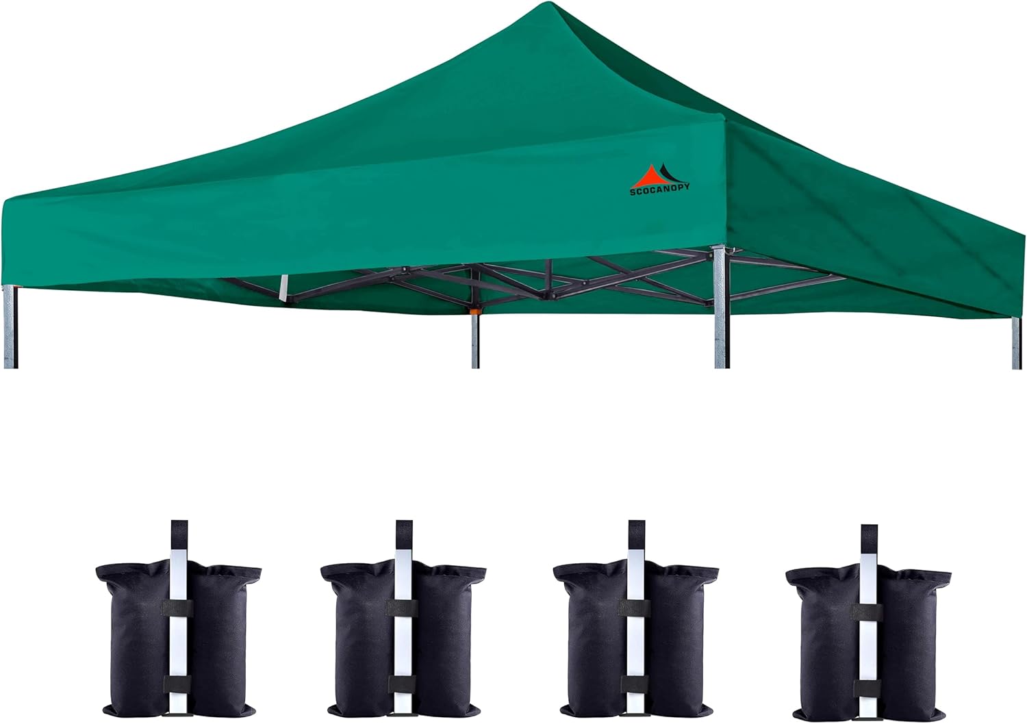 SCOCANOPY 10x10 Canopy Replacement Top - Durable Forest Green Cover
