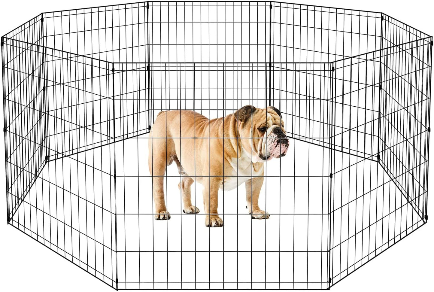 BestPet Metal Wire Playpen - Sturdy 30 Inch Tall Dog Fence